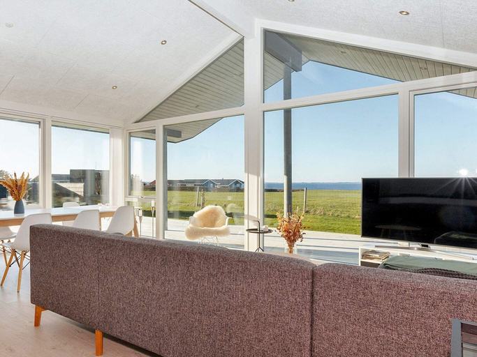 Living area 3, 4 Star Holiday Home in Vinderup, Struer