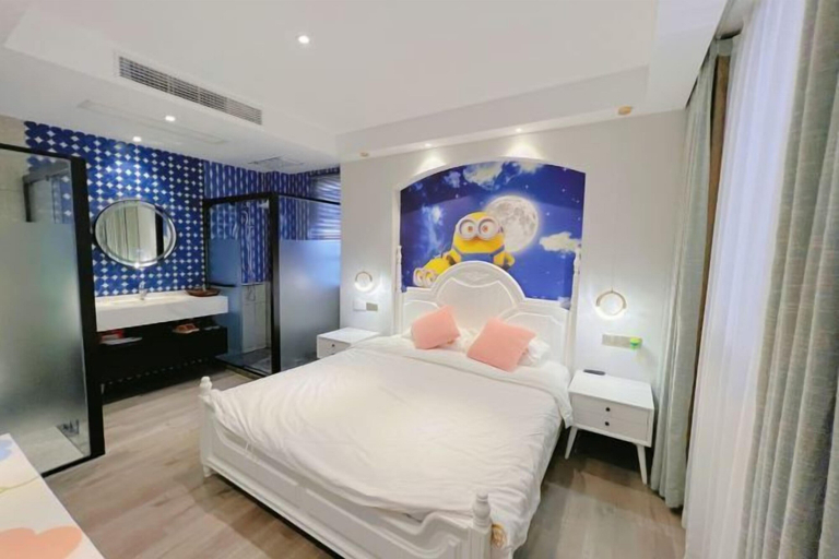 Bedroom 3, Xiangshan Jiayi Sisters Holiday Villa, Ningbo