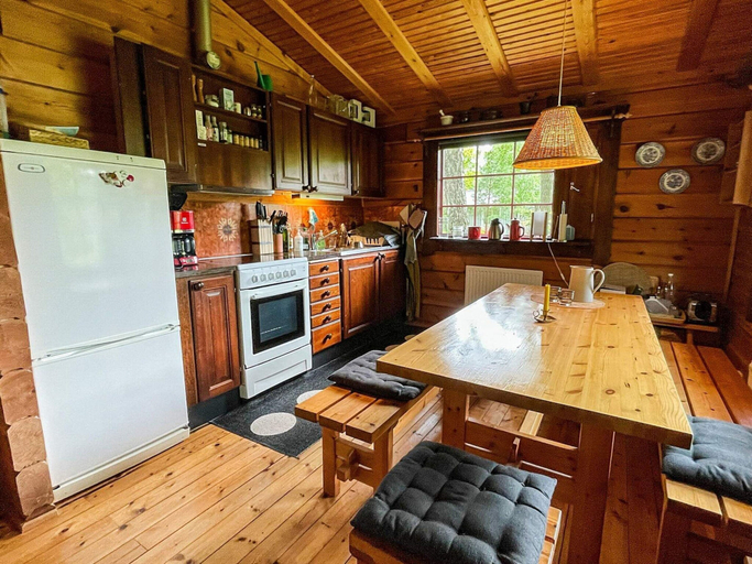 Private kitchen, 6 Person Holiday Home in Blentarp, Sjöbo