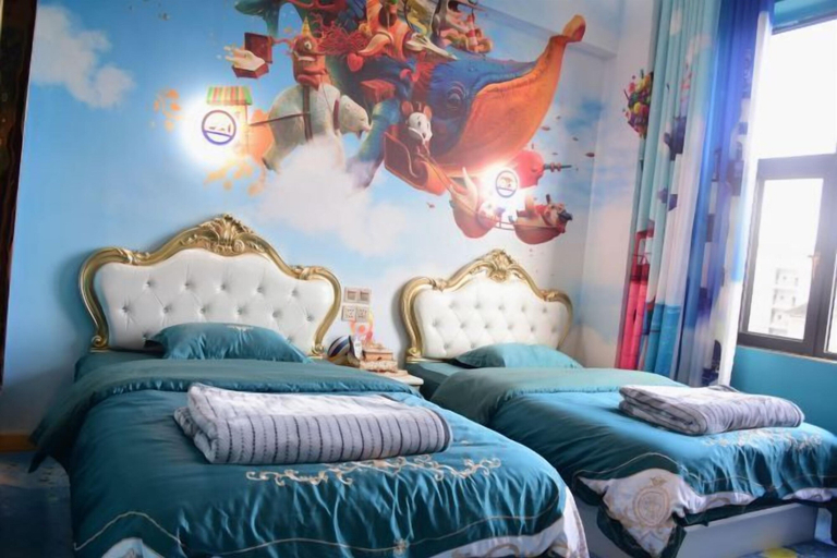 Bedroom 3, Longling Ocean Theme Hotel, Baoshan