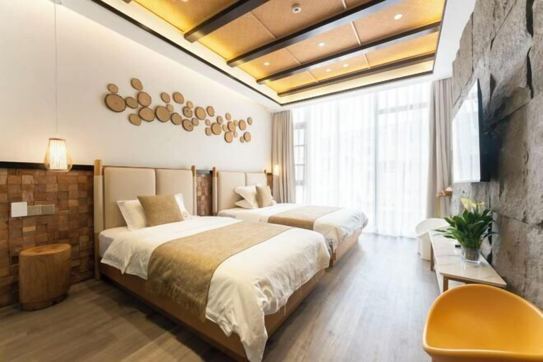 Bedroom 2, Xiangshan Jiayi Sisters Holiday Villa, Ningbo