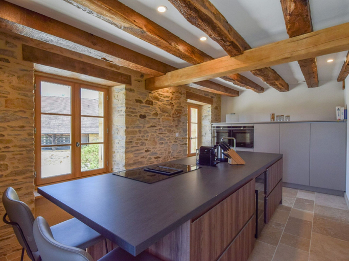 Private kitchen 2, Hilltop Cottage With Pool, Dordogne