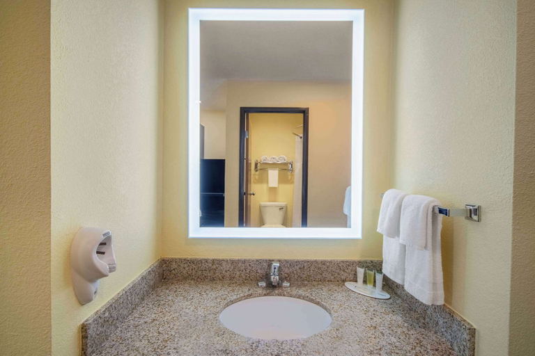 Bathroom 4, Days Inn by Wyndham Evansdale Waterloo, Black Hawk