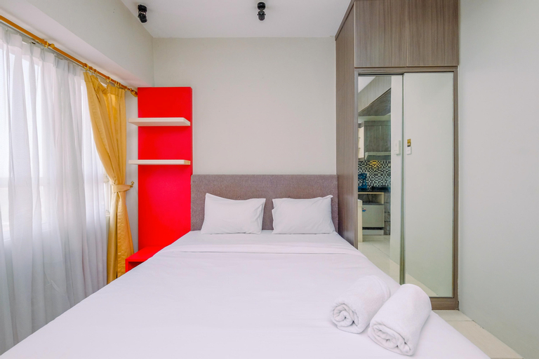 Bedroom 1, Fully Furnished and Comfy Studio at Taman Melati Margonda Apartment By Travelio, Depok