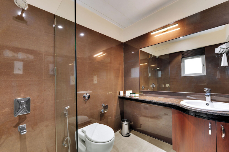Bathroom 4, The Fern Residency Pune, Vadgaon-Talegaon, Series by Marriott, Pune