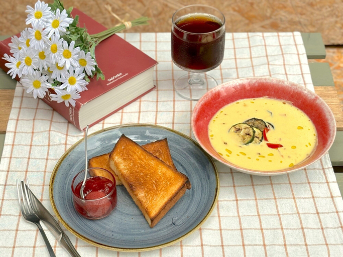 Food & Drinks 5, Cafe Minimal Hotel Our Our - Hostel, Taitō