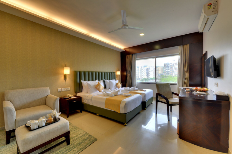 Bedroom 3, The Fern Residency Pune, Vadgaon-Talegaon, Series by Marriott, Pune