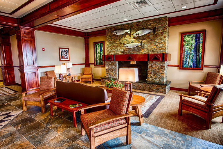 Public Area, Lucky 7 Casino & Hotel (Howonquet Lodge), Del Norte