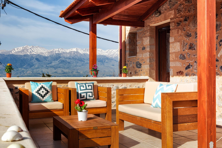 Villa Eleonas stone built villa with private pool, Crete