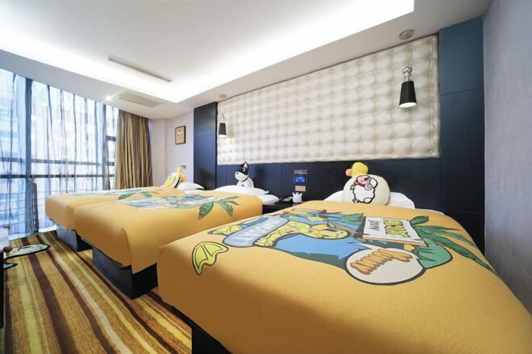 Bedroom 2, Gulong Hotel (Hanzhong High-speed Railway Station Wanbang), Hanzhong
