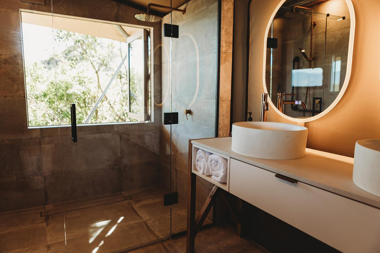 Bathroom 3, Drift Off Grid - Luxury Eco Glamping, Tasman