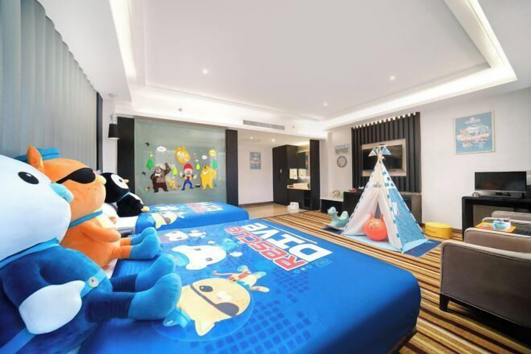 Bedroom 4, Gulong Hotel (Hanzhong High-speed Railway Station Wanbang), Hanzhong