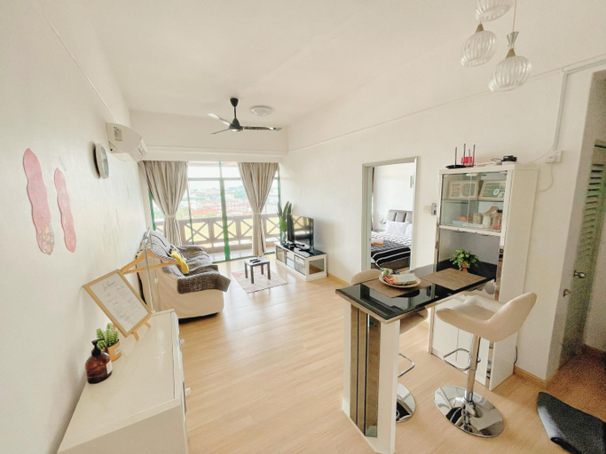 Others 4, 1 Bedroom Homestay Apartment at Melaka CBD Town Center, Balcony with city skyline view or Seaview, O, Malacca City