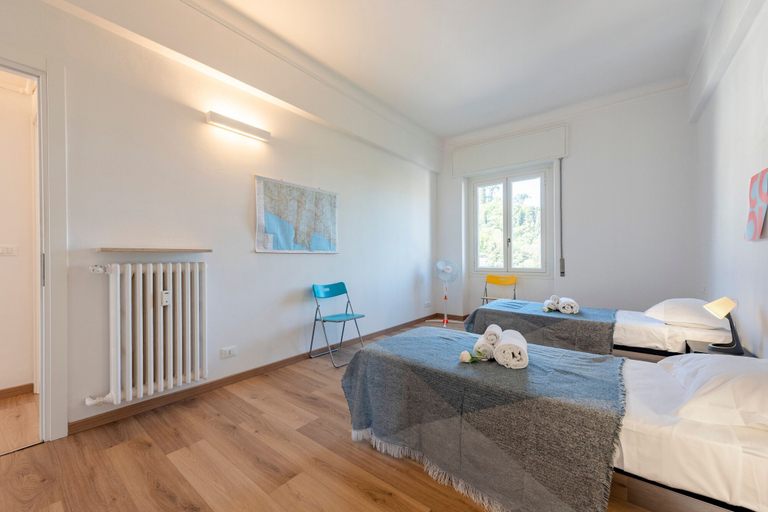Bedroom 5, Central Flat in Camogli, Genova
