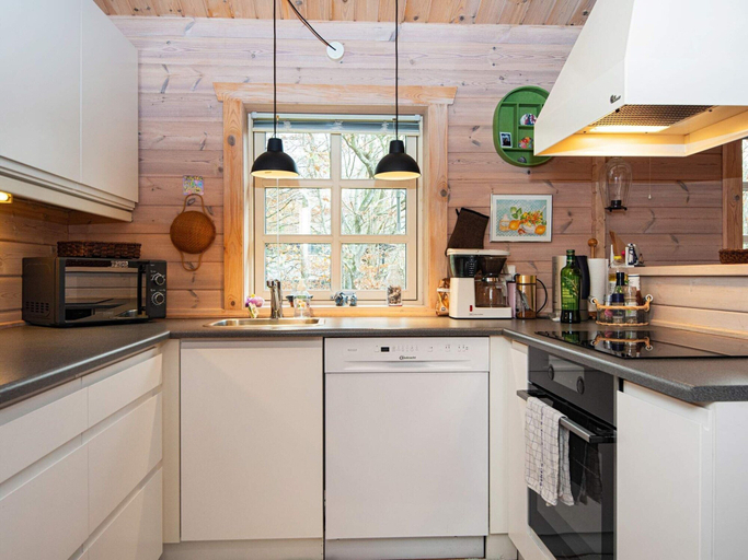 Private kitchen 2, 4 Person Holiday Home in Glesborg, Norddjurs