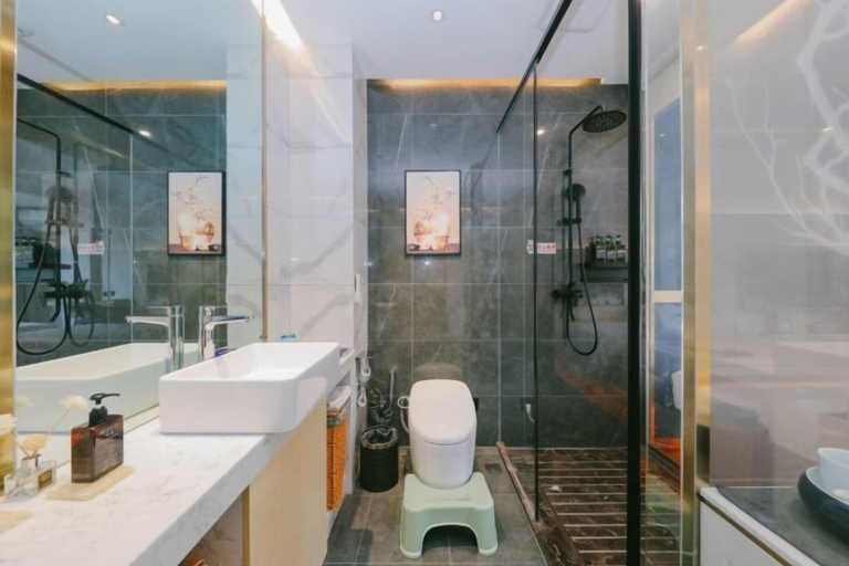 Bathroom, Pu'erbaiyuan Boutique Hotel, Pu'er