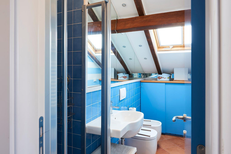 Bathroom, Torretta sul Golfo di Lerici - con parcheggio, La Spezia