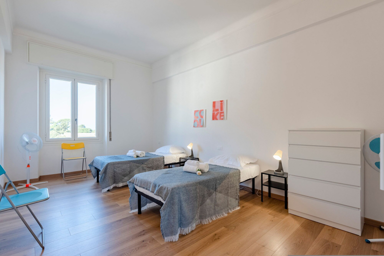 Bedroom 4, Central Flat in Camogli, Genova