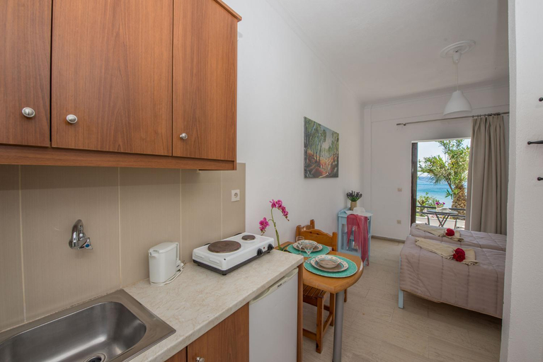 Kitchen 2, Spiros and Polyxeni Apartments Afionas, Ionian Islands
