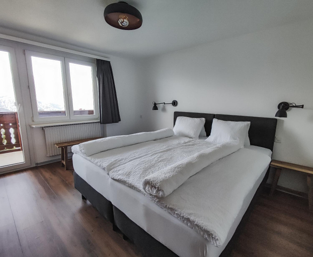 Bedroom 2, Berghotel Weisshorn, Visp