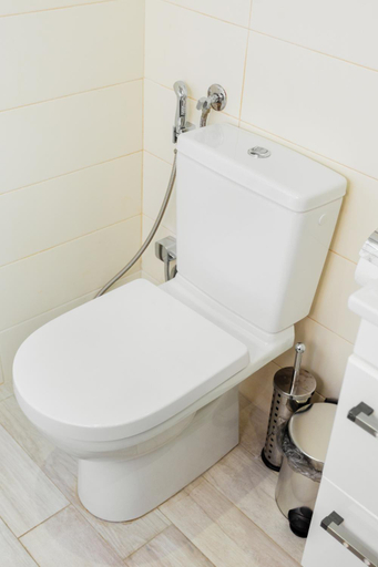 Bathroom, Top-Hill Stunning View 2 BDR Apt & Sunset Terrace