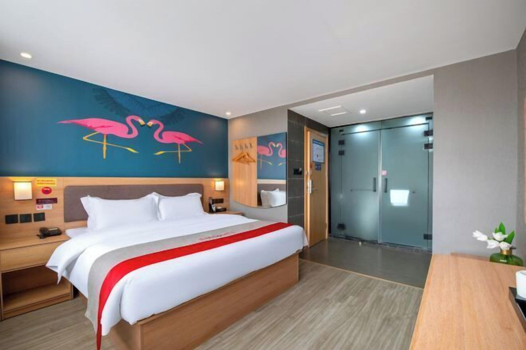 Bedroom 3, Junyi Hotel (Huaibin Mobile Building Store), Xinyang