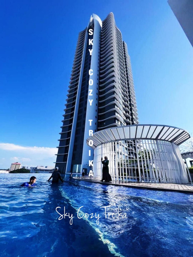 SKY COZY TROIKA RESIDENCE, 1 BEDROOM 4-6 PAX, 2 BEDROOMS 6-8 PAX, POOL VEW, SKY & CITY VIEW, Free Pa, Kota Bharu