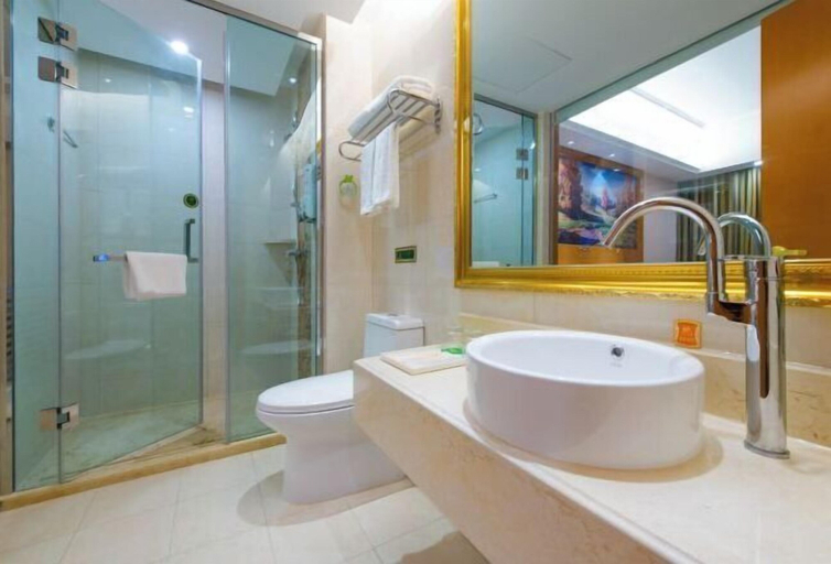 Bathroom, Vienna Hotel, Jiuquan