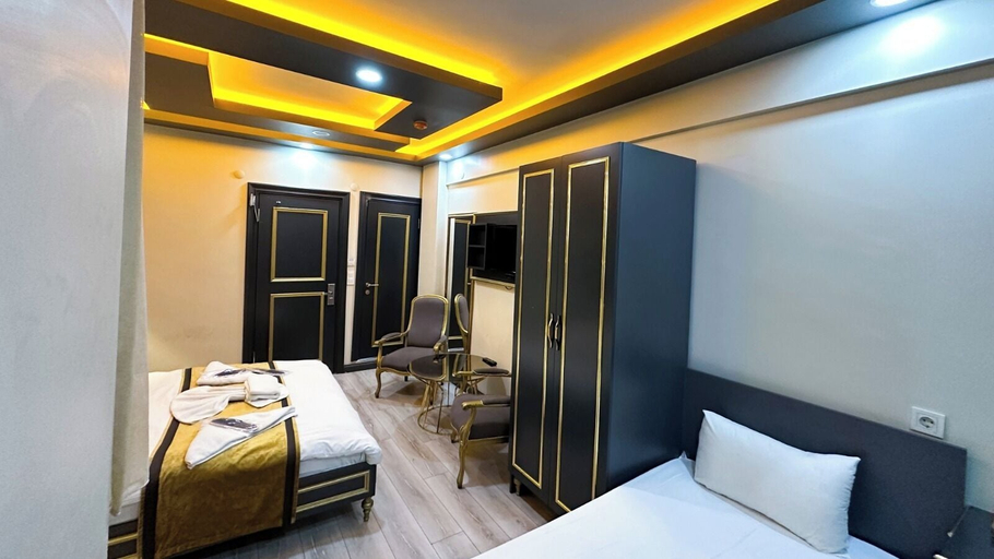 Bedroom 2, Dnz Taxim Feridiye Otel, Beyoğlu