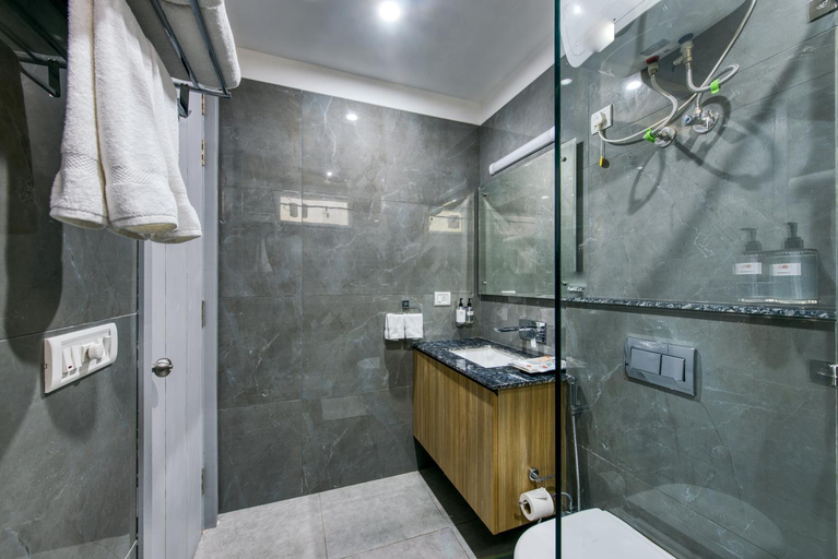 Bathroom 3, ROSASTAYS Gurugram Sec 31, Gurgaon
