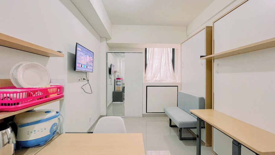 Bedroom 3, Relaxing Studio (No Kitchen) Apartment Bandaraya - Tallasa City Makassar, Makassar