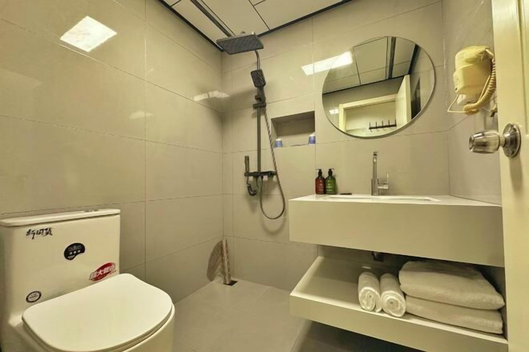 Bathroom 3, Homeinn Pebble Hotel (Suifenhe Central Square), Mudanjiang