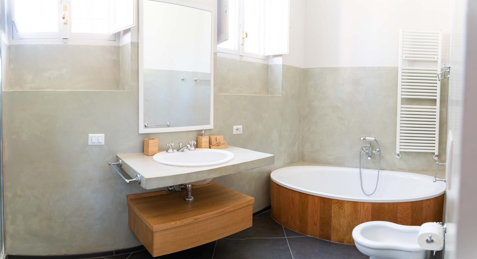 Bathroom 4, Villa Terme di Caracalla with private Swimming Pool, Rome