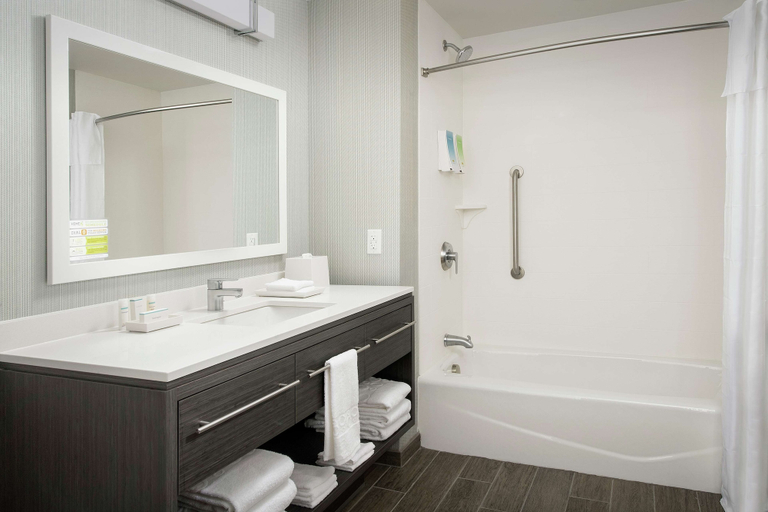 Bathroom 4, Home2 Suites by Hilton Charlottesville Downtown, Charlottesville