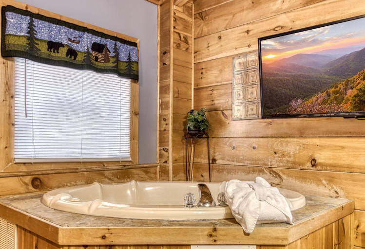 Bathroom 3, ER256 - Smoky Mountain Top cabin, Sevier