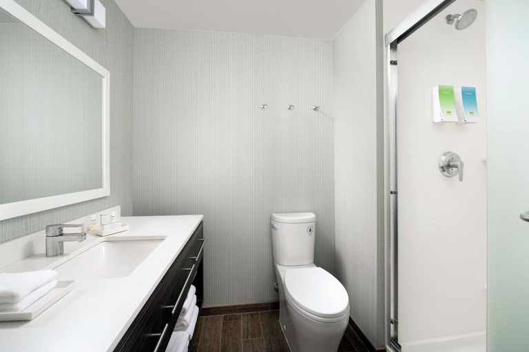 Bathroom 4, Home2 Suites by Hilton Charlottesville Downtown, Charlottesville