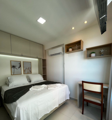 Bedroom 3, Flat beira mar no Barra Classic, Jaboatão dos Guararapes