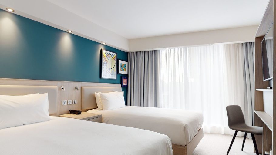 Bedroom 3, Hampton by Hilton Manchester City, Northern Quarter, Manchester