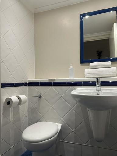 Bathroom 3, go2 Glasgow Cumbernauld Hotel, North Lanarkshire