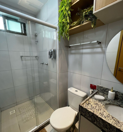 Bathroom 4, Flat beira mar no Barra Classic, Jaboatão dos Guararapes