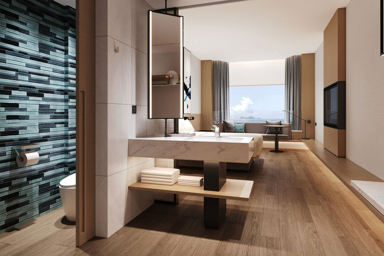 Bathroom, Fairfield by Marriott Yantai, Yantai