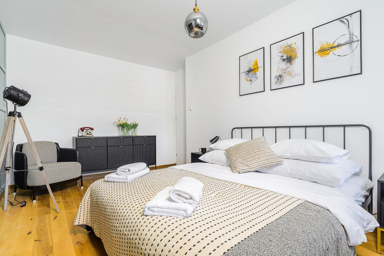 Bedroom 2, Suwalska P&O Apartments, Warsaw