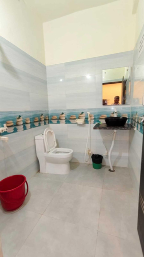 Bathroom 4, Sunrise Homestay Agra-Rooftop View Taj Mahal, Agra