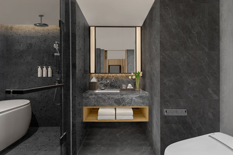 Bathroom 4, Marriott Executive Apartments, Bangkok Townhall Sukhumvit, Wattana