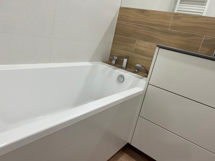 Bathroom, Apartament Mieszczanski Klima-ParkigFree2x-Netflix-YouTube, Środa Śląska