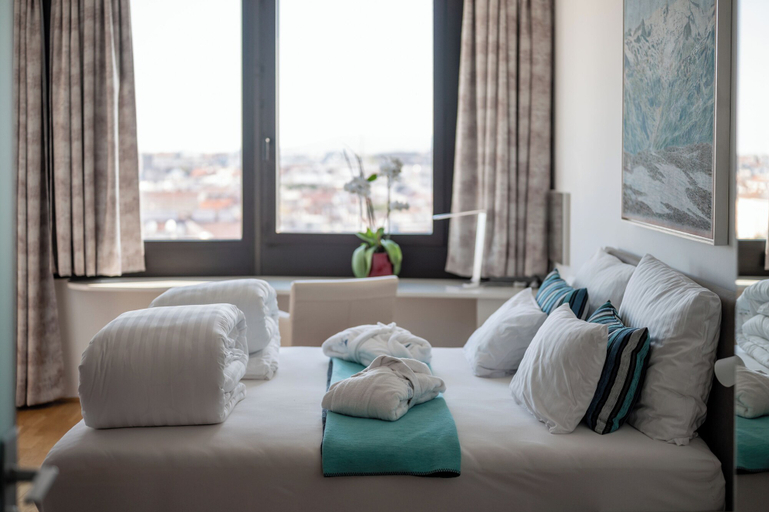 Bedroom 3, Skyflats Vienna - Rooftop Apartments, Wien
