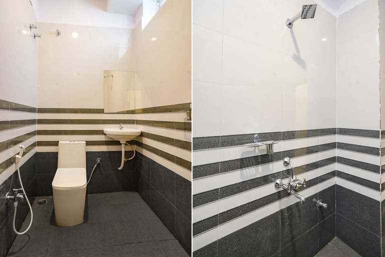 Bathroom, FabHotel Air Live - Nr Ameerpet metro station, Ranga Reddy