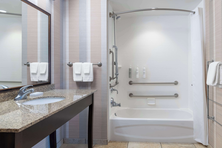 Bathroom 4, Hampton Inn & Suites Madison / Downtown, Dane