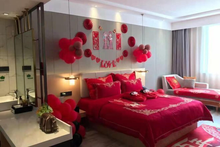Bedroom 3, XIANG GE LI TING HOTEL, Jiaozuo