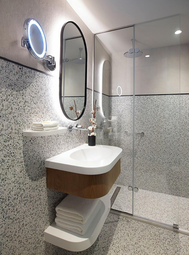 Bathroom 4, Titania Hotel, Attica